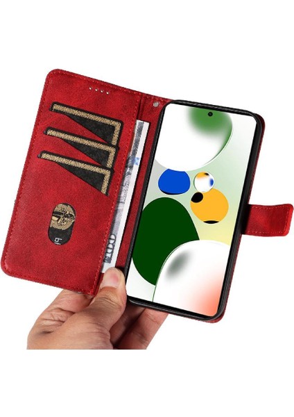 Xiaomi Poco X5 Pro 5g Için Flip Case ve Kart Yuvası Deri Telefon Koruma (Yurt Dışından)
