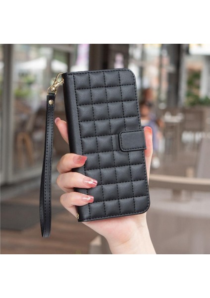 Realme 12 4g Iş Basit Tarzı Kart Yuvaları Tutucu Pu Için Flip Case (Yurt Dışından)