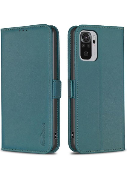 Xiaomi Redmi Not 10 Için Flip Case 4g Darbeye Tpu Iç Kabuk Manyetik (Yurt Dışından)