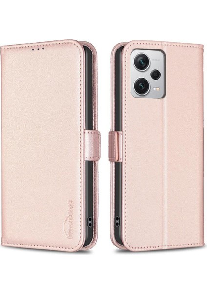 Xiaomi Redmi Not 12 Için Flip Case Pro Artı Pu Deri Cüzdan Darbeye (Yurt Dışından)