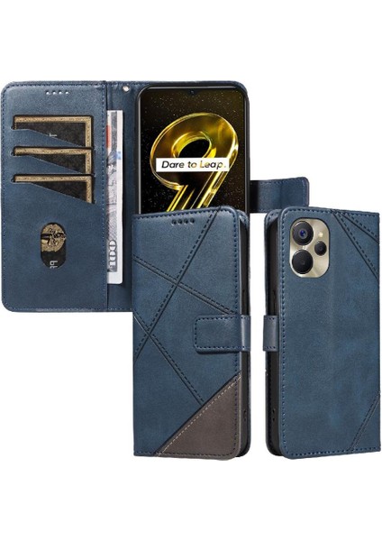 Elmas Dikiş Yüksek Kaliteli Deri Telefon ile Realme V20 Için Flip Case (Yurt Dışından)