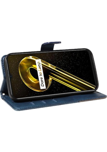 Elmas Dikiş Yüksek Kaliteli Deri Telefon ile Realme V20 Için Flip Case (Yurt Dışından) fırsatları