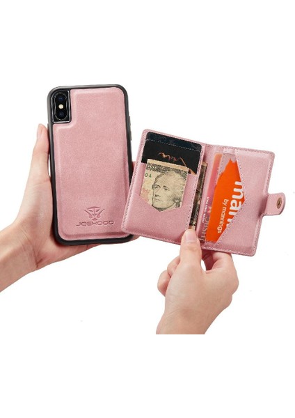 IPhone Xs Max Ayrılabilir Manyetik Tasarım Cardholder Magsafe Standı (Yurt Dışından) indirimleri