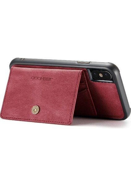 IPhone Için Kılıf X/xs Standı Ayrılabilir Manyetik Tasarım Cardholder Magsafe (Yurt Dışından)