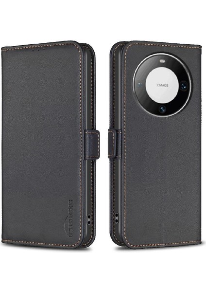 Huawe Mate 60 Pro Artı Darbeye Dayanıklı Tpu Iç Kabuk Manyetik Için Flip Case (Yurt Dışından)