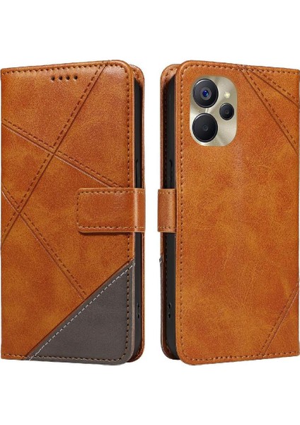 Elmas Dikiş Yüksek Kaliteli Deri Telefon ile Realme V20 Için Flip Case (Yurt Dışından) fiyatları