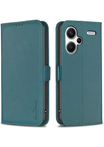 Xiaomi Redmi Not Için Flip Case 13 Pro Artı Kart Yuvaları Tutucu Pu Deri (Yurt Dışından)