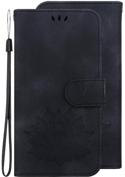 Samsung Galaxy M34 5g Kabartma Lotus Çiçek Kickstand Cüzdan Için Flip Case (Yurt Dışından) fiyatları