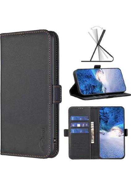 Xiaomi Redmi Not 12 Için Flip Case 5g Manyetik Kickstand Darbeye Tpu Pu (Yurt Dışından)