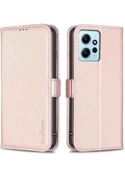Xiaomi Redmi Not 12 Için Flip Case 4g Pu Deri Cüzdan Kart Yuvaları Tutucu (Yurt Dışından)