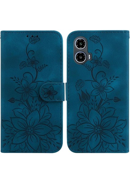Motorola Moto G24/G04 Manyetik Cüzdan Kickstand Kart Tutucu Için Flip Case (Yurt Dışından)