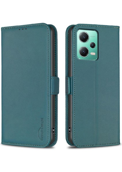 Xiaomi Redmi Not 12 Için Flip Case 5g Manyetik Kickstand Darbeye Tpu Pu (Yurt Dışından)