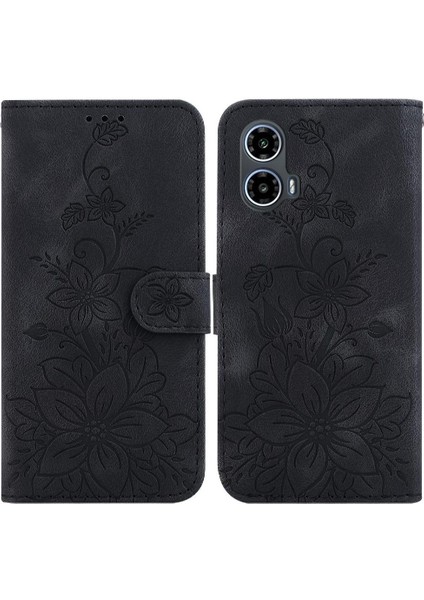 Motorola Moto G24/G04 Manyetik Cüzdan Kickstand Kart Tutucu Için Flip Case (Yurt Dışından)