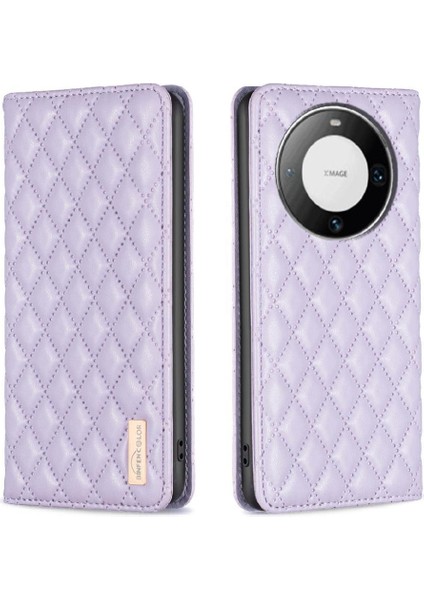 Huawei Mate 60 Pro Artı Darbeye Dayanıklı Cüzdan Manyetik Kapatma Için Flip Case (Yurt Dışından)