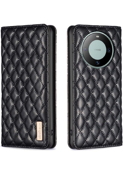 Huawei Mate 60 Için Flip Case Manyetik Kapatma Cüzdan Kart Yuvaları Tutucu (Yurt Dışından)