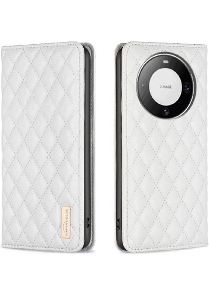Huawei Mate 60 Pro Artı Darbeye Dayanıklı Cüzdan Manyetik Kapatma Için Flip Case (Yurt Dışından)