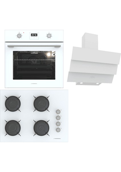 Ankastre Set (Bo O64D5C W + Bh P7144C W + Ch S6532C Ww)