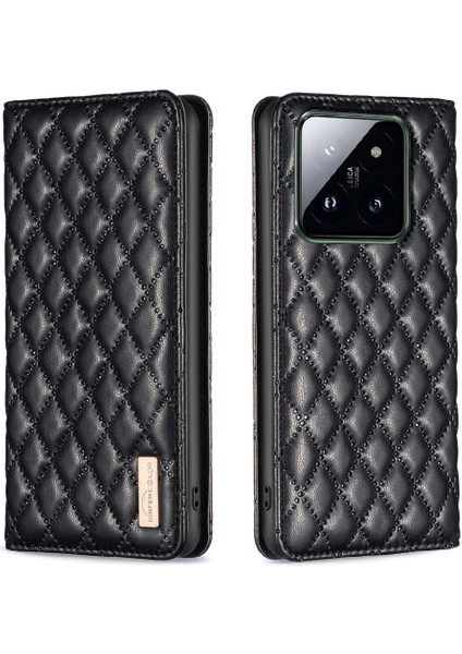 Xiaomi 14 Pro Tam Koruma Manyetik Kapatma Kart Yuvaları Için Flip Case (Yurt Dışından)
