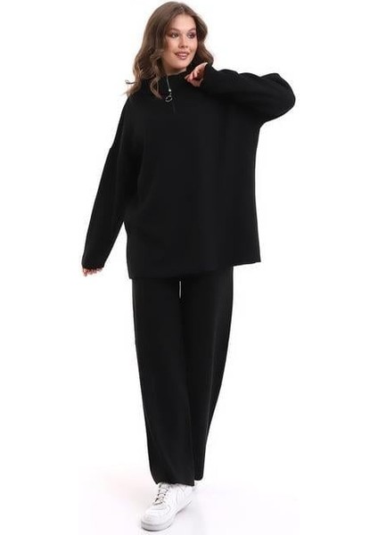 Oversize Fermuarlı Triko Alt Üst Takım 1805 fiyatları