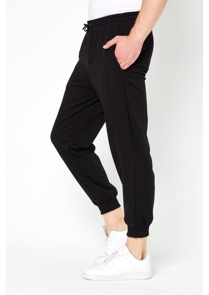 Jogger Fit Erkek Siyah Eşofman Altı