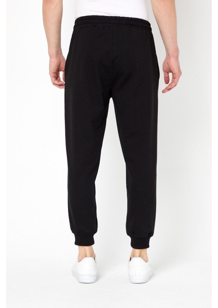 Jogger Fit Erkek Siyah Eşofman Altı