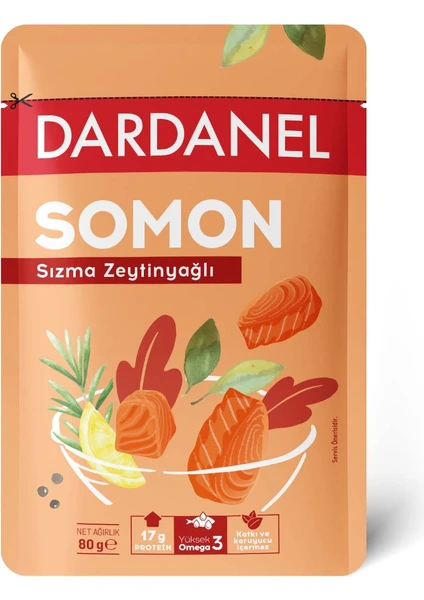 Zeytinyağlı Somon Poşet 80 gr