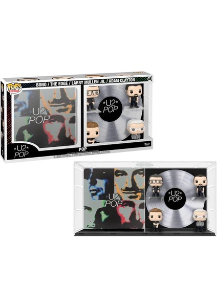 Pop Albums Deluxe U2 Pop - Bono / The Edge / Larry Mullen Jr. / Adam Clayton No:46