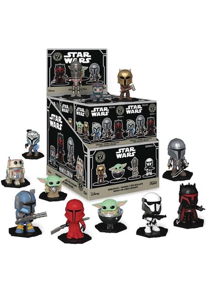 Mystery Minis Disney Star Wars The Mandalorian Bobble-Head Tek Sürpriz Paket