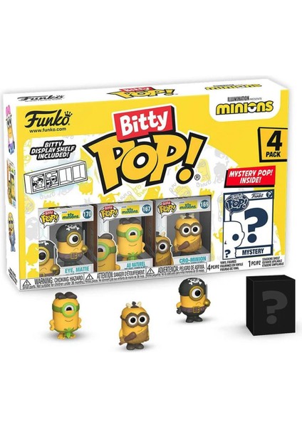 Bitty Pop 4'lü Paket Minions - Eye Matie