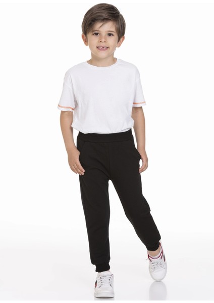 Beli Lastikli Erkek Bebek Jogger Eşofman Altı 50707-2