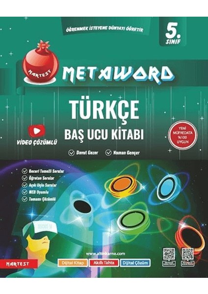 Nartest Yayınevi 5. Sınıf Metaword Türkçe Baş Ucu Kitabı