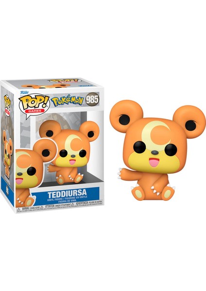Pop Games Pokemon - Teddiursa NO:985
