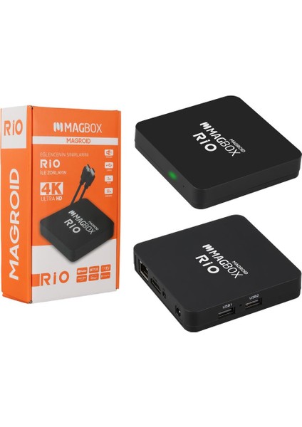 Magroid Rio Android Tv Box-2 GB Ram 32 GB Depolama modelleri