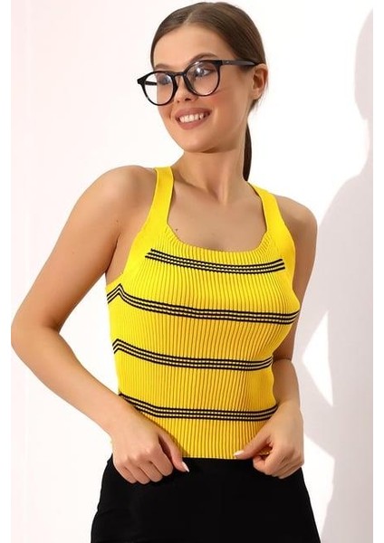 Çapraz Askılı Triko Atlet Triko Bluz 1801 modelleri