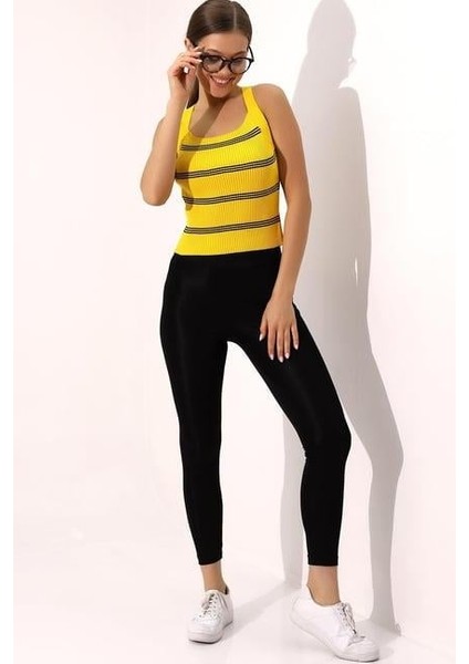Çapraz Askılı Triko Atlet Triko Bluz 1801 fırsatları
