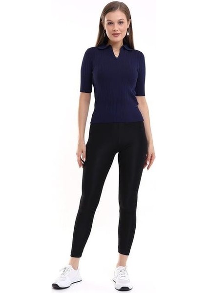 Polo Yaka Triko Bluz 6335 fırsatları