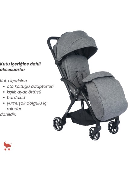 Ruby Tek Tuşla Otomatik Katlanan Kabin Boy Bebek Arabası fırsatları