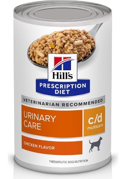 Prescription Diet Urinary Care C/d Multicare Tavuklu Köpek Konservesi 370 gr 6 Adet