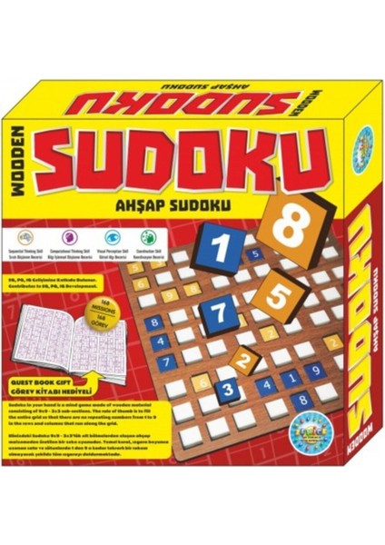 Ahşap Sudoku Oyunu