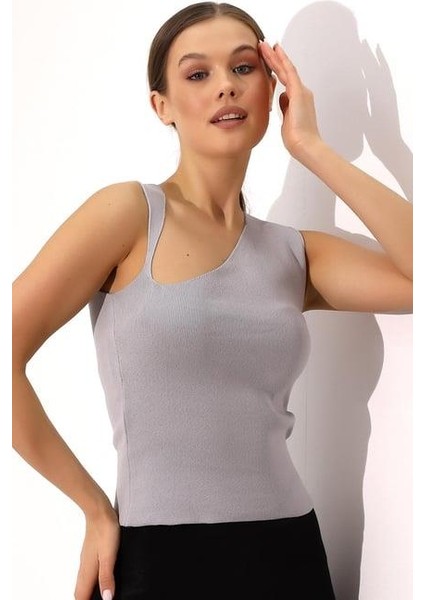 Yarım V Triko Atlet Bluz 1512