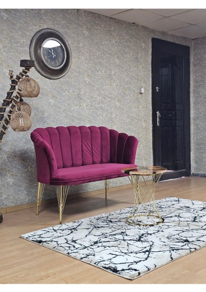 Ikili Gold Kaplama Tel Ayak Papatya Çay Seti Koltuk Takımı , Balkon, Salon, Ofis, Cafe Koltuk Takımı fiyatları