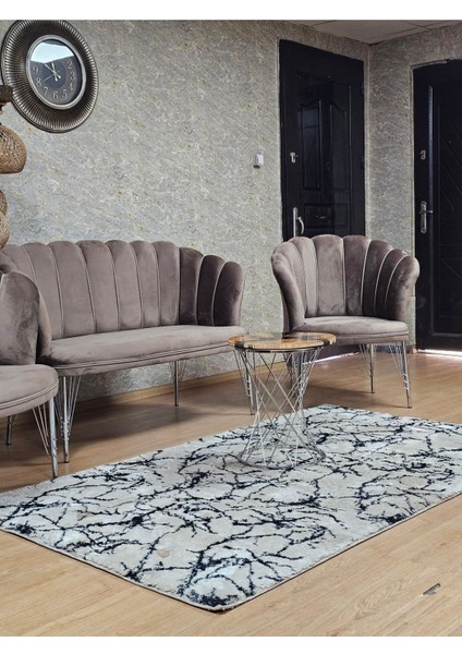 Krom Kaplama Tel Ayak Papatya Çay Seti Koltuk Takımı , Balkon, Salon, Ofis, Cafe Koltuk Takımı