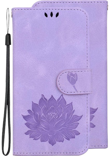 Xiaomi Redmi Not 12 Için Flip Case 5g Kickstand Cüzdan Kickstand Lotus (Yurt Dışından)