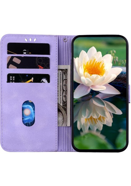 Xiaomi Redmi Not 12 Için Flip Case 5g Kickstand Cüzdan Kickstand Lotus (Yurt Dışından)