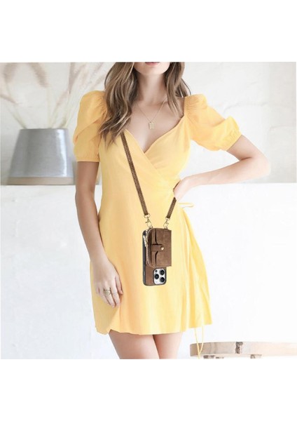 Iphone 16 Için Kılıf Pro Max Fermuar Kapatma 7 Kart Yuvaları Ayarlanabilir Kordon (Yurt Dışından) fiyatları