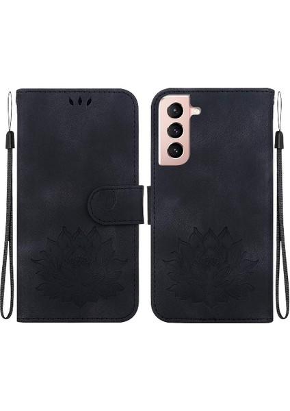 Samsung Galaxy S21 Fe Kickstand Cüzdan Manyetik Kabartma Için Flip Case (Yurt Dışından)