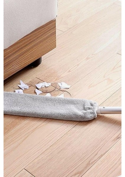 Çok Amaçlı Mikrofiber Başlıklı Girintili Yüzey Dip Köşe Raf Temizleme Mopu 1 Adet indirimleri