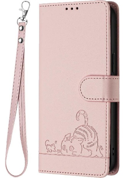 Xiaomi Poco M4 Pro 4g Kedi Rfıd Kart Yuvası Tutucu Kickstand Cüzdan (Yurt Dışından)