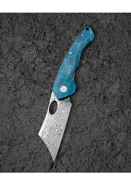 Bestech Skırmısh BL07B Şam G10 Sap Damascus Çakı