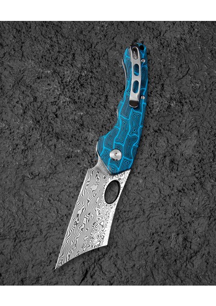Bestech Skırmısh BL07B Şam G10 Sap Damascus Çakı